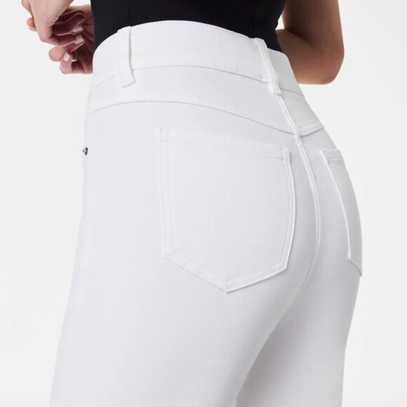 Spanx White Kick Flare Jeans - Picture 6 of 8